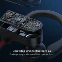 Mpow Flame IPX7 wodoodporne słuchawki Bluetooth V5.0 słuchawki z redukcją szumów CVC6.0 Mic radio HiFi bezprzewodowy Sport słuchawki douszne 2